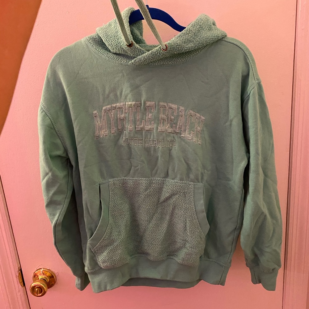 Mint Green Mrytle Beach Hoodie